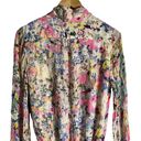 Rococo  Sand Floral Print Long Sleeve Wrap Mini Dress Size Medium Photo 10