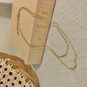 American Vintage Gold Bar “Leontine” Minimalist Gold Tone Chain Necklace Simple Classy Elegant Style Photo 3