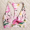 Beach Riot  Twist Front Sport Bra Watercolor Floral Sz Small Photo 4