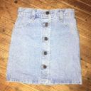 Lee Vintage jean  button down Y2K miniskirt Photo 0