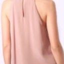 Lavender Brown  ROSE FRINGE TANK 100% SILK WOMENS SMALL RACERBACK ANTHROPOLOGIE Photo 1