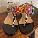 Betsey Johnson New Without Box  Angie Flower Sandals Photo 3