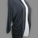 Zenana Outfitters Grey Open Front Cardigan, Women's S Photo 0