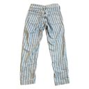 Pilcro and the Letterpress Anthro  Jeans Size 27 High-Rise Slim Striped Acid Wash Photo 6