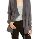 ALLSAINTS  Gina Drape Front Grey
Cardigan Jacket Sweater Size 4 Photo 10