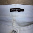 J. McLaughlin  Womens Size 4 Jeans White Mid Rise Skinny Leg Cotton Denim Photo 8