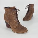 Kork-Ease  Elfa Suede Lace-Up Heeled Booties Photo 2