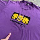 Anvil Vintage  Tweety Bird Single Stitch Embroidered Graphic Tee Size XL Photo 4