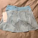 Lululemon NWT  Pace Rival Skirt Tall Icing Blue Size 2 Photo 3