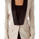 BCBGMAXAZRIA  Lapeled Beige Blazer Photo 0