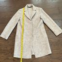 Boden Sally Boiled Wool in Gray Trench Long Coat Size 4 R Photo 4