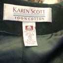 Karen Scott Vintage  green velvet vest with frog closure Photo 11