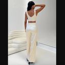 Princess Polly Alethea Champagne Satin Cropped Tank & Wide Leg Pant Set 6 Photo 4