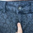 DKNY  Jeans Soho Skinny Leopard Print Black Jeans 2 P Petite Short Photo 5