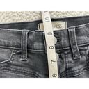 Madewell  Womens Mid-Rise Kick Out Crop Black Denim Jeans Size 27P Photo 10