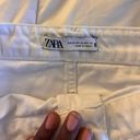 ZARA White Cargo Skirt Photo 3