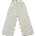 Thread and Supply  Tan Wide Leg Linen Pants Womens High Rise Beach Boho Summer M Photo 0