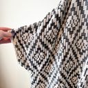 Joie  Tosca Aztec Black and White Open Cardigan M/L Photo 4