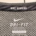 Nike EUC  Dri-Fit Running T-shirt Size M Gray/Black Photo 4