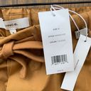 Vince NWT  Box Pleat Drawstring Shorts in Gold Ochre Size Medium Photo 5