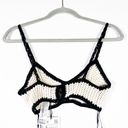 NEW Zara Cotton Blend Crochet Sweater Knit Bra Bralette Crop Tank Top White S Photo 3