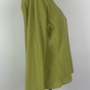 Lands End Fleece Pull Over Jacket ZIP Green Photo 5