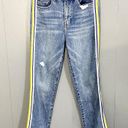 Pistola  Monroe High Rise New Haven Side Stripe Straight Leg Ankle Jeans 27 Photo 1