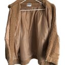 I am gia  Pixie Teddy Coat Tan Full Zip Viral Blogger Fav Oversized Jacket XS Photo 6