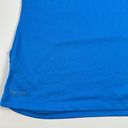 Nike Dri Fit Short Sleeve Blue Black V-Neck T-shirt Size Small Photo 3