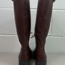 Coach NWT  Lilli Leather Lug Sole Riding Platform Boots Sz 6 Walnut #20299953 Photo 4