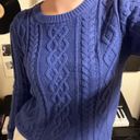 Monteau Blue Knit Sweater Photo 0