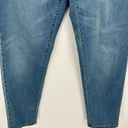 J.Jill  Blue Denim Boyfriend Straight Leg Ankle 5 Pockets Jeans Women's Size 10 Photo 2