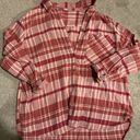 Aerie red and pink flannel  Photo 0