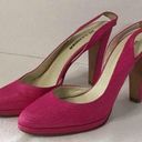 Jil Sander  Designer Of Women’s Cloth  Upper Size 8.5 Solid Pink  Cone High Heels Photo 0