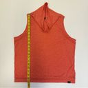 prAna  Women’s Sleeveless Hoodie in Vibrant Coral, Size XS Photo 10