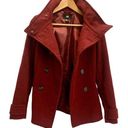 H&M  Maroon Pea Long sleeves Coat EUC Photo 0