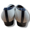 Salvatore Ferragamo  Shoes Size 8 AA Flats Canvas W/ Leather Trim Alligator Print Photo 6