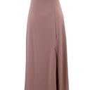 Birdy Grey NEW  Womens M Ash Dusty Rose Pink Maxi Dress Draped Neck Bridesmaid Photo 0