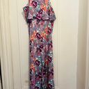 Floral Print Jumpsuit Purple Size XL Photo 7