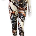 FashioNova Marble Print Leggings W/ Gold Chain  Photo 3