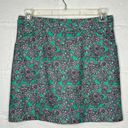 Peter Millar  Women's Green Paisley Golf Skort with Pockets Size 8 Photo 0