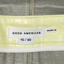 Good American NWT  Better Than Leather Straight Leg Overalls in Key Lime Sz 10/30 Photo 5