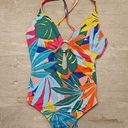 Bleu Rod Beattie 💕💕 Life Of The Party Plunge Neck One Piece Swimsuit ~ 6 NWT Photo 5