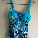 Gottex New!  Floral Art Round Neck Tankini Top Photo 3