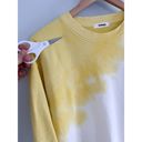 Madhappy  | Tie Dye Pullover Sweatshirt Oversized | Yellow White | Sz M Photo 5