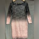 Onyx  night, 10 long sleeve dress with mauve, pink and black ombre Photo 4