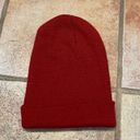 Abercrombie & Fitch  brick red beanie Photo 1