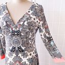 Boston Proper Paisley Print Mini Dress Photo 3