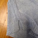 Lou & grey  Sweater Women's Medium Pullover Baby Blue Chunky Knit Scoop Neck Photo 6