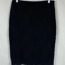 Ralph Lauren Lauren  Sheer Black Lace Party Event Pencil Skirt NWT Size 4 Photo 0